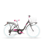 Bici Bambina MBM Fleur 24" 6 Velocità