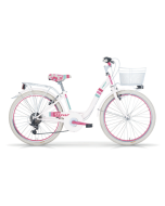 Bici Bambina MBM Fleur 24" 6 Velocità