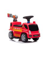 Camion dei Pompieri Elettrico Per Bambini 6V Spara Bolle