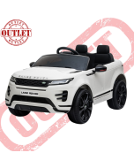 Auto Elettrica Macchina per Bambini LAND ROVER EVOQUE 12V con Monitor 4" Lettore Mp3 (Seconda Scelta) -Bianco
