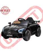 Auto Elettrica Per Bambini Mercedes GTR GT-R AMG 12V Small-Nero - Seconda Scelta