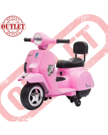 Moto Scooter Elettrico per Bambini Piaggio Mini Vespa PX Small  6V - Rosa - (Seconda Scelta)