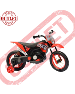 Motocicletta Elettrica Bambini Moto Cross Ruote in Gomma 6V-Rosso - Seconda Scelta
