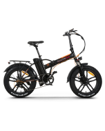 Bici Bicicletta Elettrica E-bike Pieghevole RKS Urban Bike RSIV-Pro 250W 48V Batteria Litio Shimano-Nero