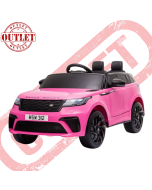 Auto Elettrica  per Bambini RANGE ROVER VELAR 12V-Rosa - Seconda Scelta