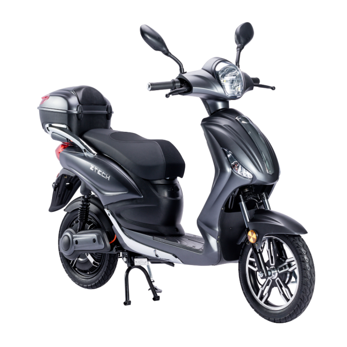 Bicicletta Elettrica Scooter Z-TECH ZT-09-TA NEW 250W 12 Ah 48V Batteria Piombo-Nero Opaco Matt