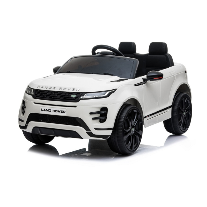 Auto Elettrica Macchina per Bambini LAND ROVER EVOQUE 12V con Monitor 4" Lettore Mp3 -Bianco