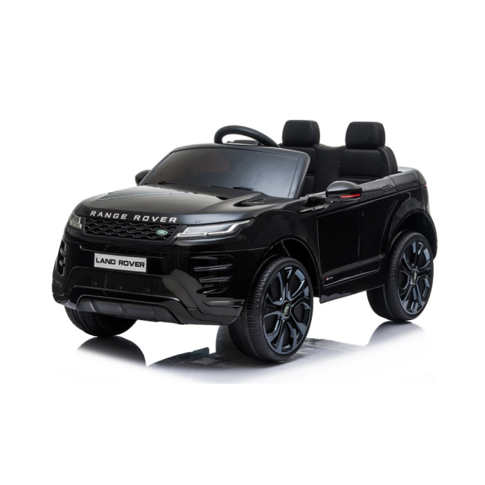Auto Elettrica Macchina per Bambini LAND ROVER EVOQUE 12V con Monitor 4" Lettore Mp3 -Nero