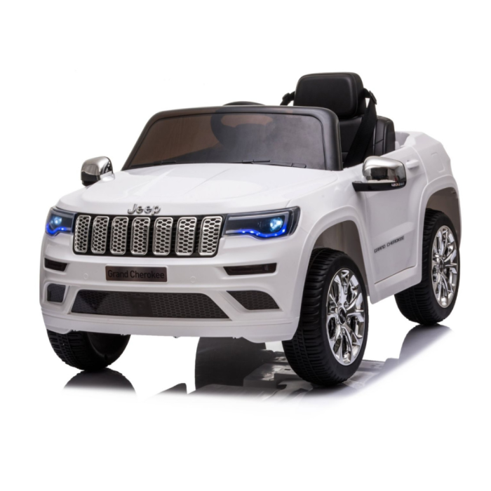 Auto Macchina Elettrica per Bambini JEEP GRAND CHEROKEE 12V-Bianco