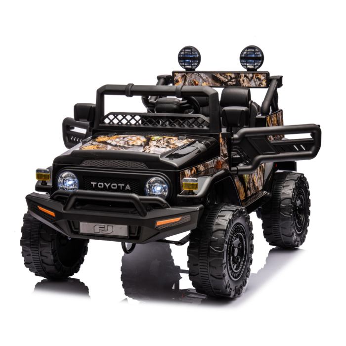 Auto Macchina Elettrica per Bambini Toyota Fj Cruiser Ride-on 12V-Nero