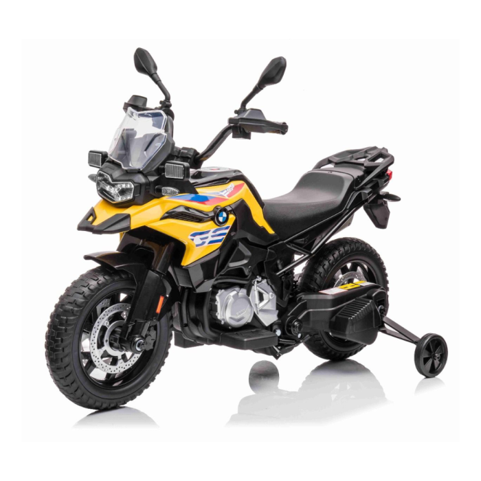 Moto Motocicletta Elettrica Bambini MOTO BMW F850GS 12V-Giallo