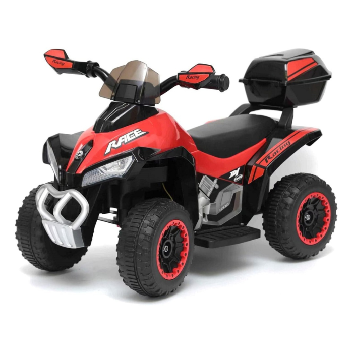 Quad Elettrico Per Bambini  Tecnobike Shop  ATV Mini Quad Deluxe 6V-Rosso