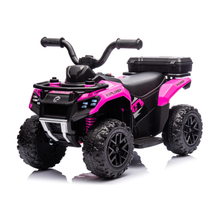 Quad Elettrico Per Bambini  Mini Quad Safari 6V-Rosa