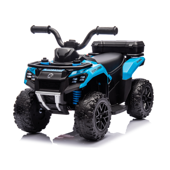 Quad Elettrico Per Bambini  Mini Quad Safari 6V-Blu