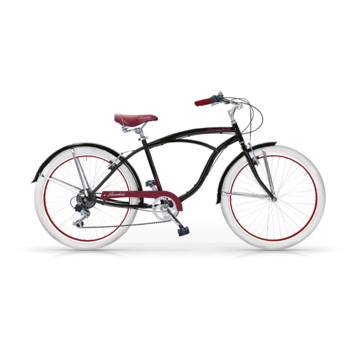 Bici Cruiser MBM  HONOLULU Uomo Ruote  26''-Nero