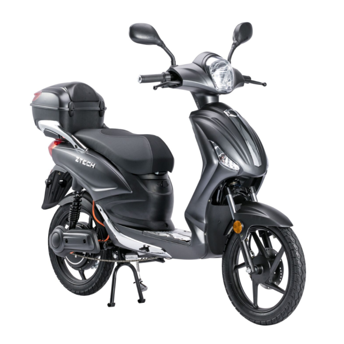Bicicletta Elettrica Scooter Z-TECH  ZT-09-TDC 1000W 20Ah 48V Batteria Piombo-Nero Opaco Matt