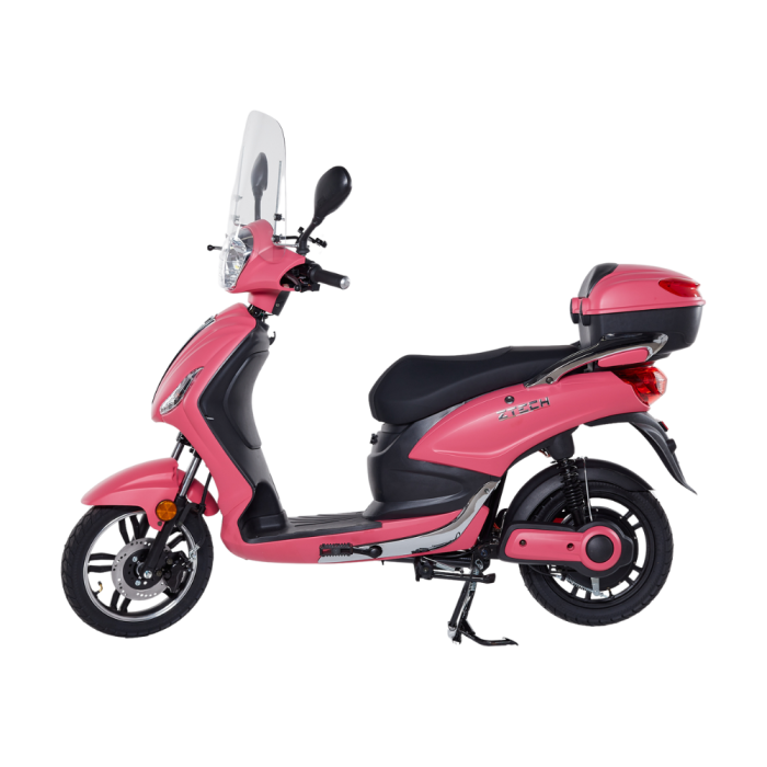 Bici Elettrica Scooter Z-TECH  ZT-09-FL 1000W 20Ah 60V Batteria Litio-Rosa