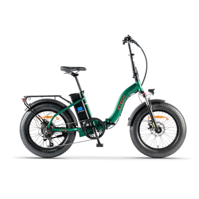 Bicicletta Elettrica Pieghevole Z-Tech ZT-89-E Folding Etna 250W 36V 10.4Ah Batteria Litio
