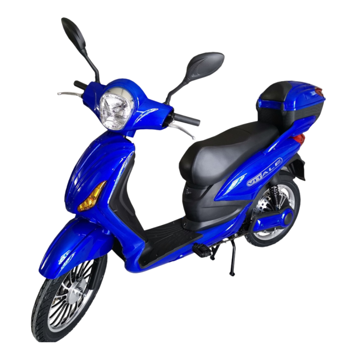 Bici Elettrica Scooter Velocipede Vitale NJT-007 250W  20Ah 48V Batteria a Grafene-Blu