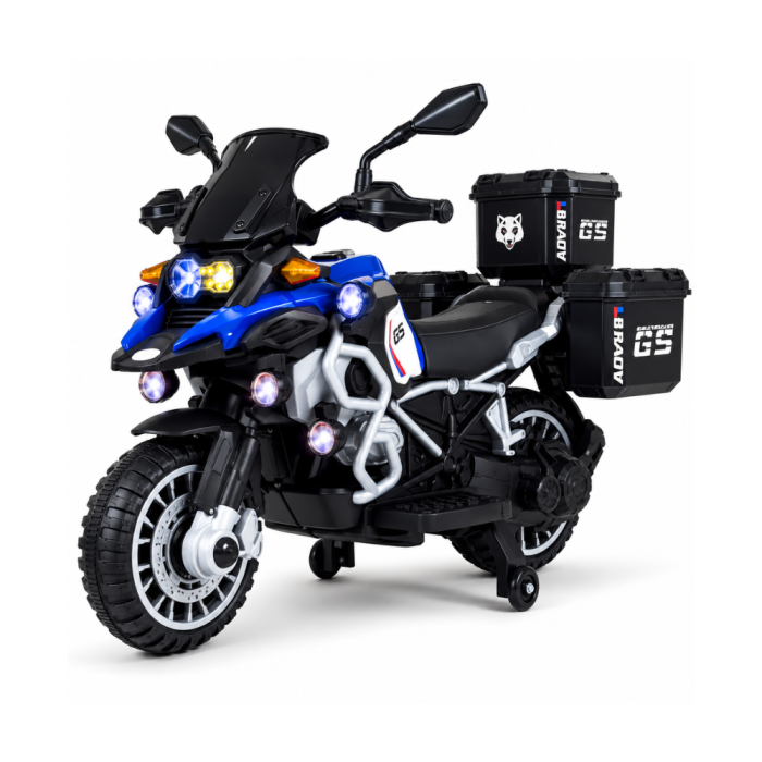 Moto Elettrica Adventure 12V 7Ah per Bambini - Blu