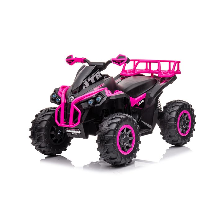 Quad Elettrico per Bambini ATV  1.0 12V  con Radiocomando-Rosa