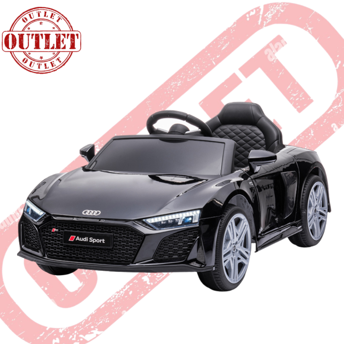 Auto Elettrica per Bambini Audi R8 Sport 12V-Nero - Seconda Scelta