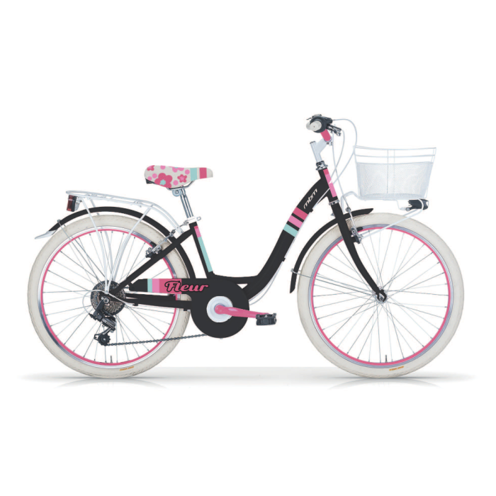 Bici Bambina MBM Fleur 24" 6 Velocità