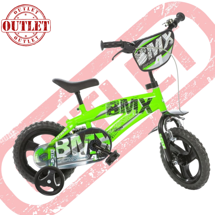 Bicicletta Bambino Dino Bikes BMX 12" - Verde - Seconda Scelta