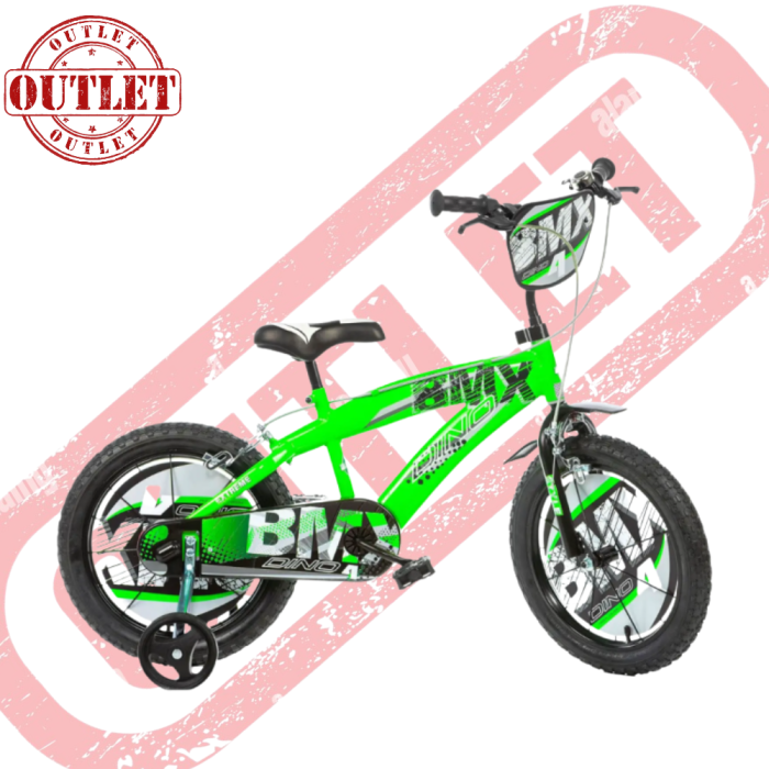 Bicicletta Bambino Dino Bikes BMX 16"-Verde -  Seconda Scelta