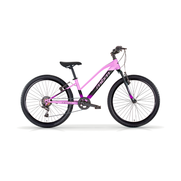 Bicicletta MTB da Ragazza MBM District 24" con Cambio 7 Velocità-Rosa