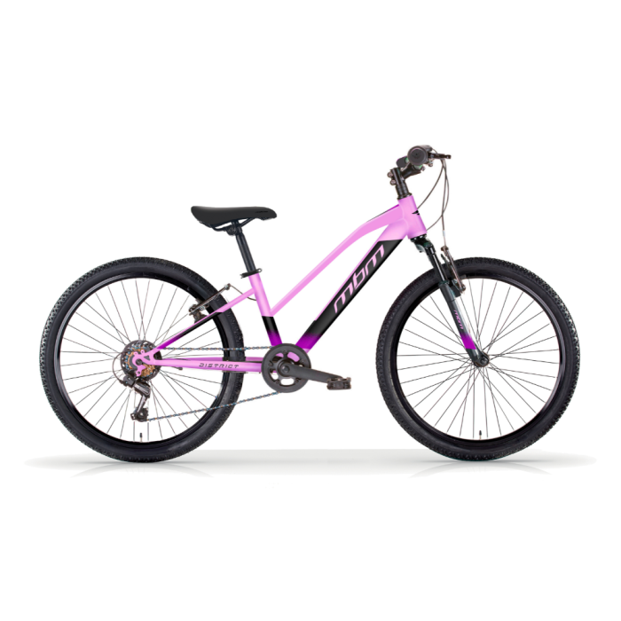 Bici MTB MBM District Donna 26" con Cambio 18 Velocità-Rosa
