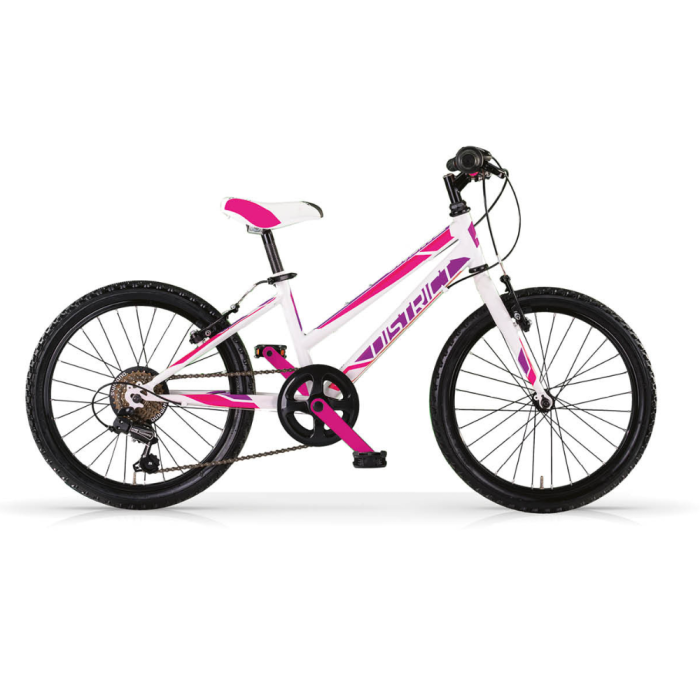 Bici Bambina MTB MBM District  20" 6 Velocità - Bianco