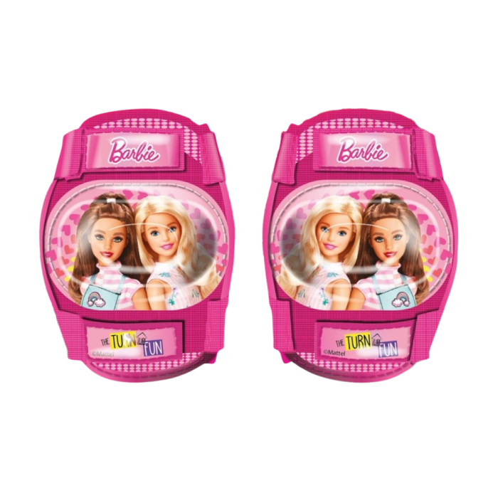 Protezioni Ginocchiere + Gomitiere  per Bambini Bici Monopattino Skate Dino Bikes Barbie 