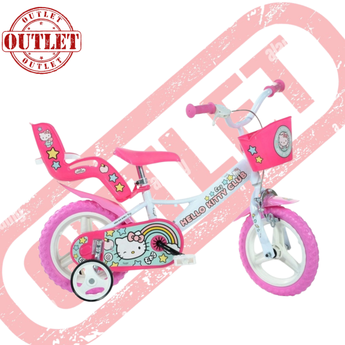 Bicicletta  Bambina Dino Bikes Hello Kitty 2 12" - Seconda Scelta