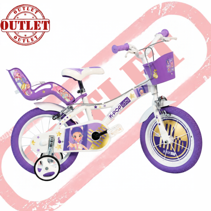 Bici Bambina Dino Bike K-Pop Idol 16" - Seconda Scelta