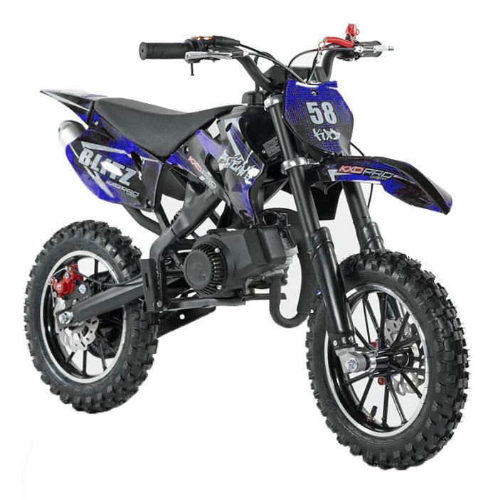 Mini Cross per Bambini KXD 708A ZMC 49cc R10/10-Blu