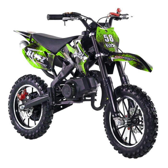 Mini Cross per Bambini KXD 708A ZMC 49cc R10/10-Verde
