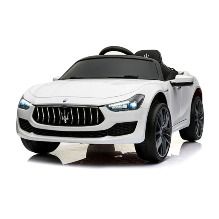 Auto Elettrica Per Bambini MASERATI GHIBLI 12V-Bianco