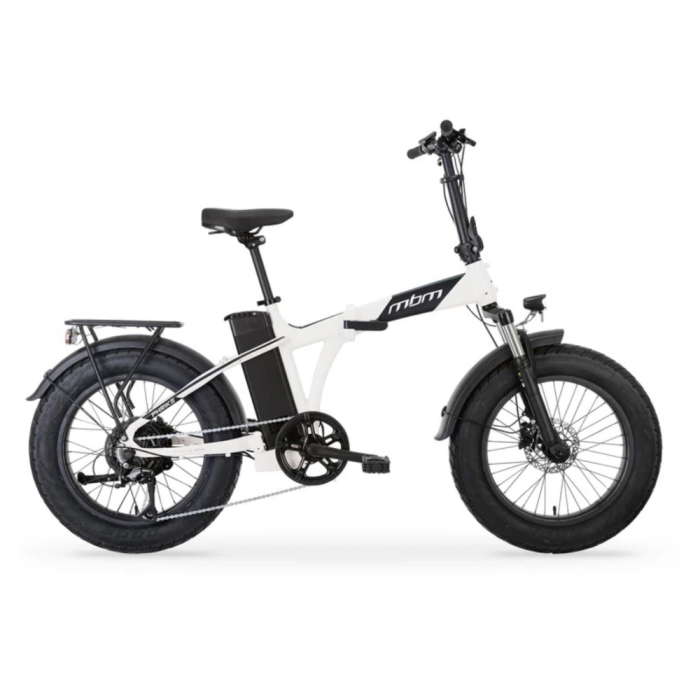 Bicicletta Elettrica A Pedalata Assistita MBM Phrike 20"-Bianco