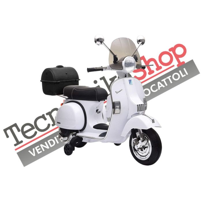 Moto Elettrica Bauletto Vespa Px 125 Vespa Px Bianco Bauletto