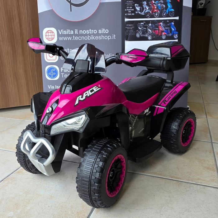 Quad Espositivo Per Bambini ATV Mini Quad Deluxe 6V - Viola