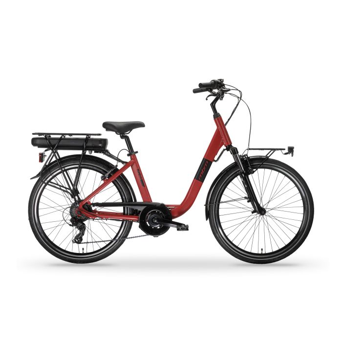 Bicicletta Elettrica A Pedalata Assistita MBM Rhea 28"-Rosso Opaco