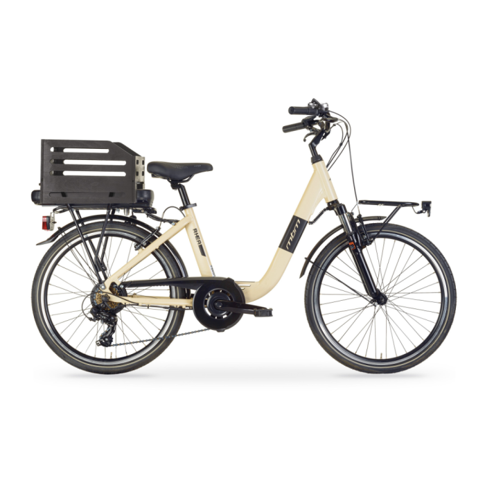 Bicicletta Elettrica A Pedalata Assistita MBM Rhea 24"-Beige