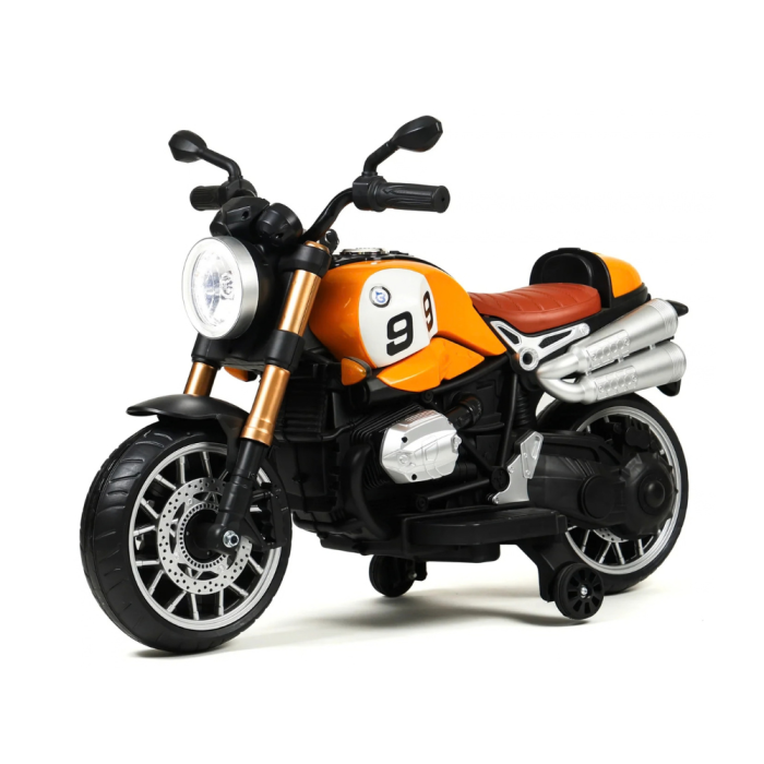 Moto Elettrica Bambini Scrambler 12V 7Ah-Giallo
