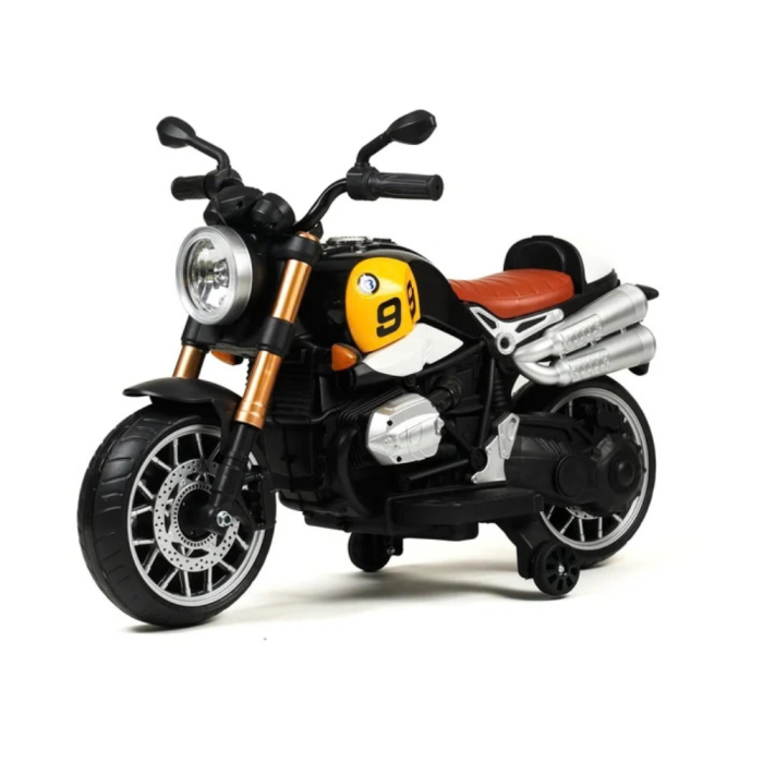 Moto Elettrica Bambini Scrambler 12V 7Ah-Nero