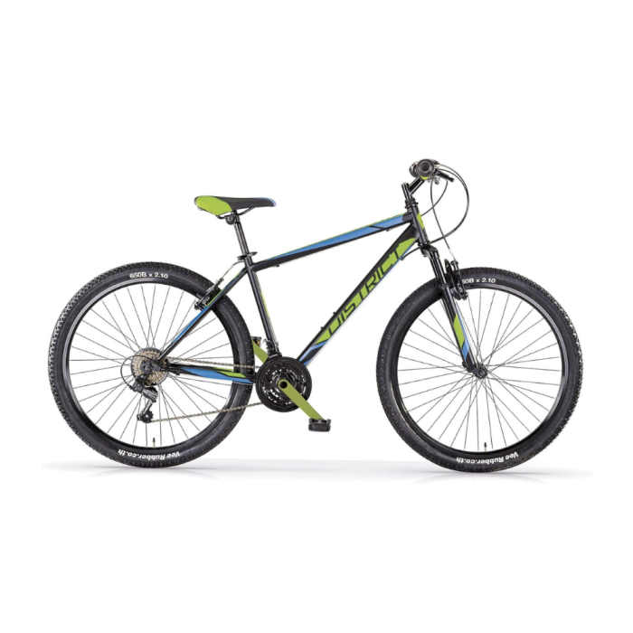 Bici Uomo MTB MBM District 24" con Cambio 18 Velocità-Verde