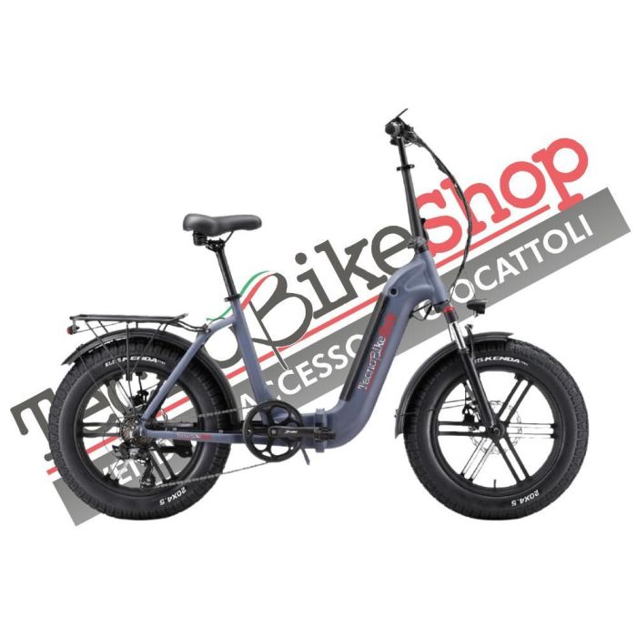 Bici Elettrica a Pedalata Assistita E-Bike Pieghevole City Bike Florida 4S 250W 36V Batteria Litio Shimano - Grigio
