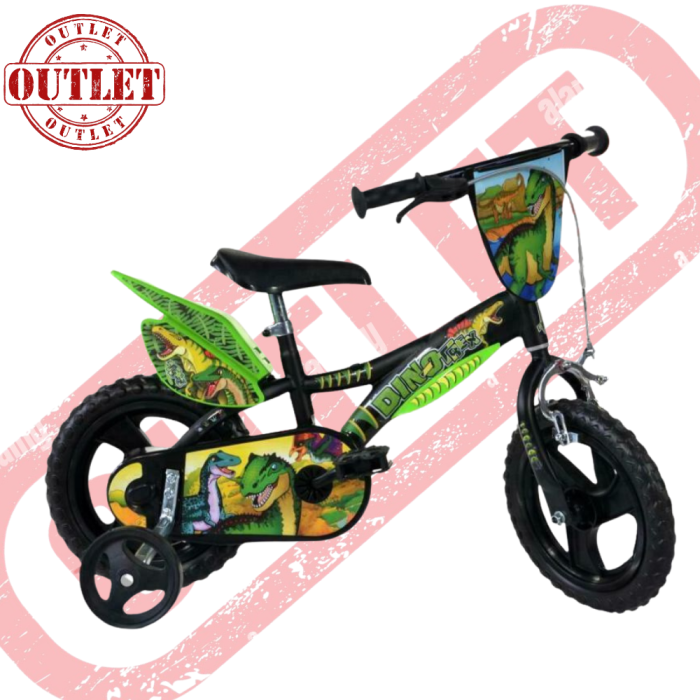Bicicletta Bambino Dino Bikes Dinosaur DINO T-REX 12" - Seconda Scelta