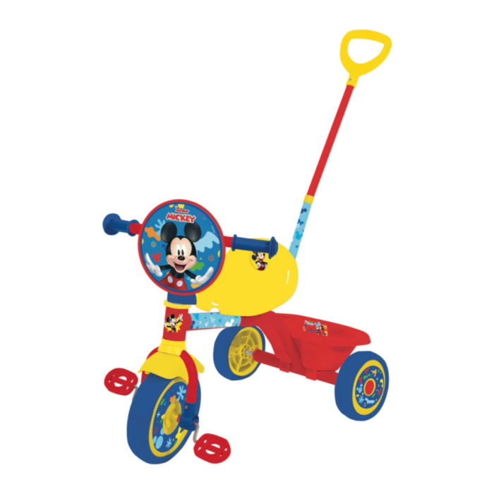 Triciclo a Pedali con Manico First Trike Disney MICKEY MOUSE