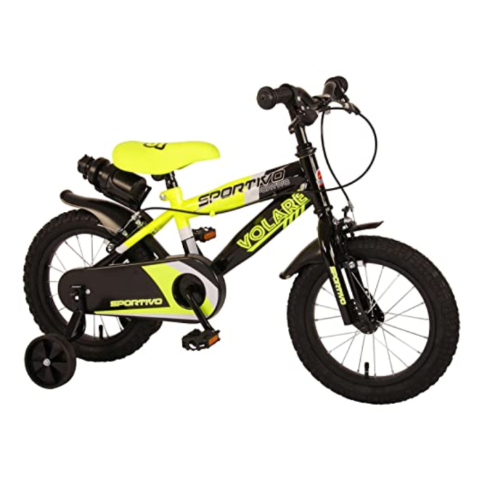 Bicicletta Bambino Movimento a Sfera Volare Sportivo 14"-Giallo